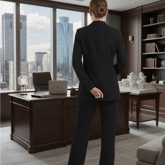 Moda International Black Pantsuit (2 pieces) - Picture 2 of 4